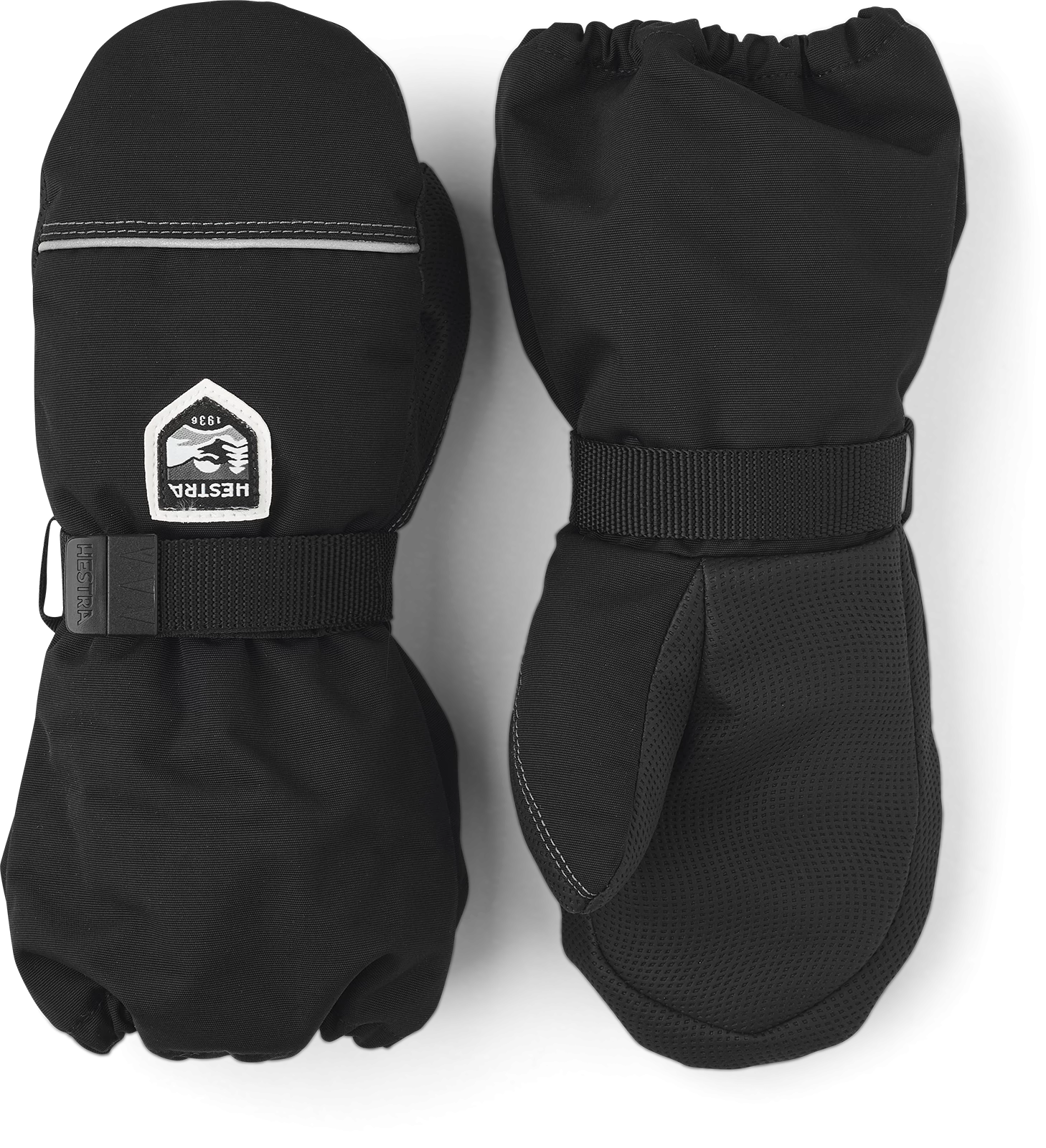 Hestra Kids´ Wool Terry Mitt - Black 3 Hestra Kids´ Wool Terry Mitt - Black