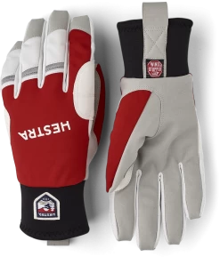 Hestra Windstopper Race Tracker 5-finger - Red