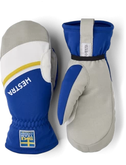 Hestra Windstopper Race Tracker Mitt - Royal & Yellow