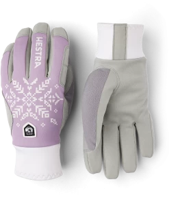 Hestra Women´s XC Primaloft 5-finger - Syringa Print