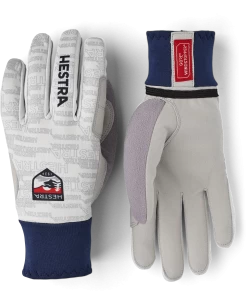 Hestra Windstopper Active Grip 5-finger - Offwhite Print