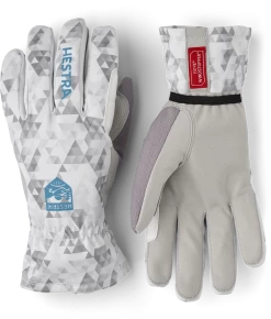 Hestra Windstopper Touring 5-finger - Offwhite Print