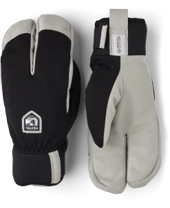 Hestra W.S. Wool Terry Split Mitt - Black