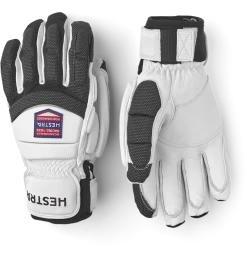 Hestra Gripen GS 5-finger - White & Medium Blue