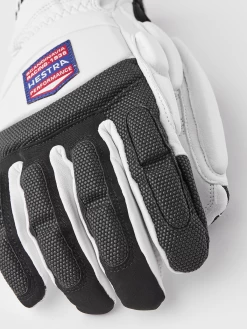 Hestra Gripen GS 5-finger - White & Medium Blue -Hestra Store 711 7cad319218 30090 000560 4 original