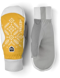 Hestra Women´s XC Primaloft Mitt - Yellow Print