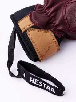 Hestra Women´s Fall Line 5-finger - Bordeaux -Hestra Store 729 f2ea251369 31350 590 5 original