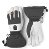 Hestra Power Heater Gauntlet 5-finger - Grey & White