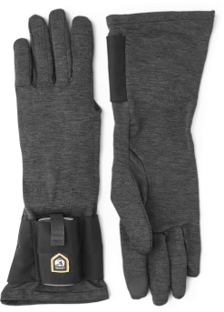 Hestra Tactility Heat Liner 5-finger - Charcoal