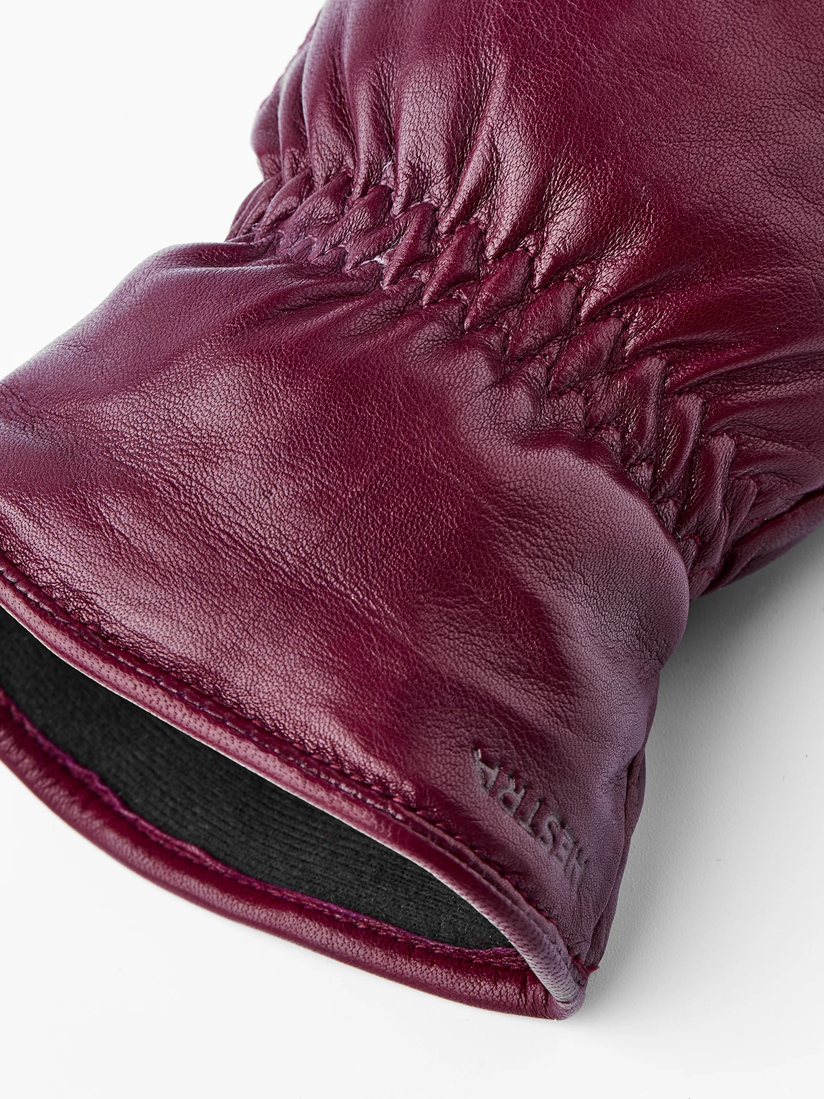 Hestra Naomi Mitt - Dark Red 4 Hestra Naomi Mitt - Dark Red - Image 2