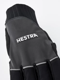 Hestra Bike Reflective Long 5-finger - Dark Grey & Black -Hestra Store 773 af23a80f0c 39560 370 4 original