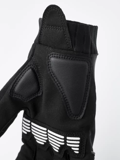 Hestra Bike Reflective Long 5-finger - Dark Grey & Black -Hestra Store 773 dcefefbf2f 39560 370 5 original