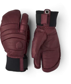 Hestra Fall Line 3-finger - Bordeaux