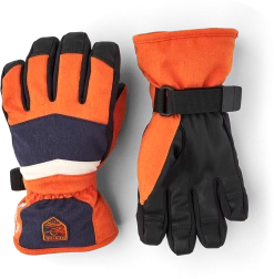 Hestra Gore-Tex Atlas Jr 5-finger - Brick Red