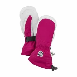 Hestra Women's Heli Ski Mitt -Hestra Store Fuchsia Off White 16269.1570042382