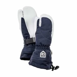 Hestra Women's Heli 3 Finger Glove -Hestra Store Navy Offwhite 84351.1537208533