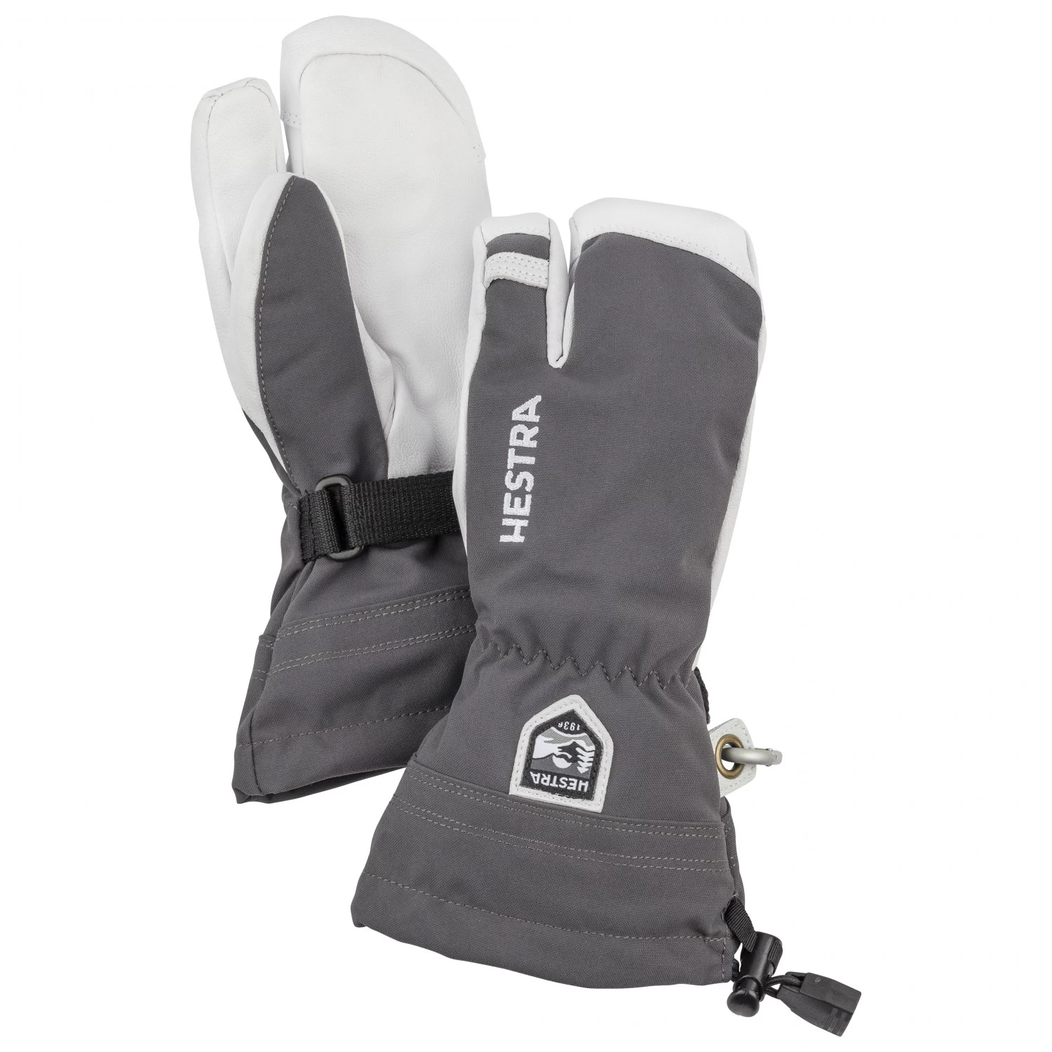 Hestra - Kid's Army Leather Heli Ski 3 Finger - Gloves 4 Hestra - Kid's Army Leather Heli Ski 3 Finger - Gloves - Image 2