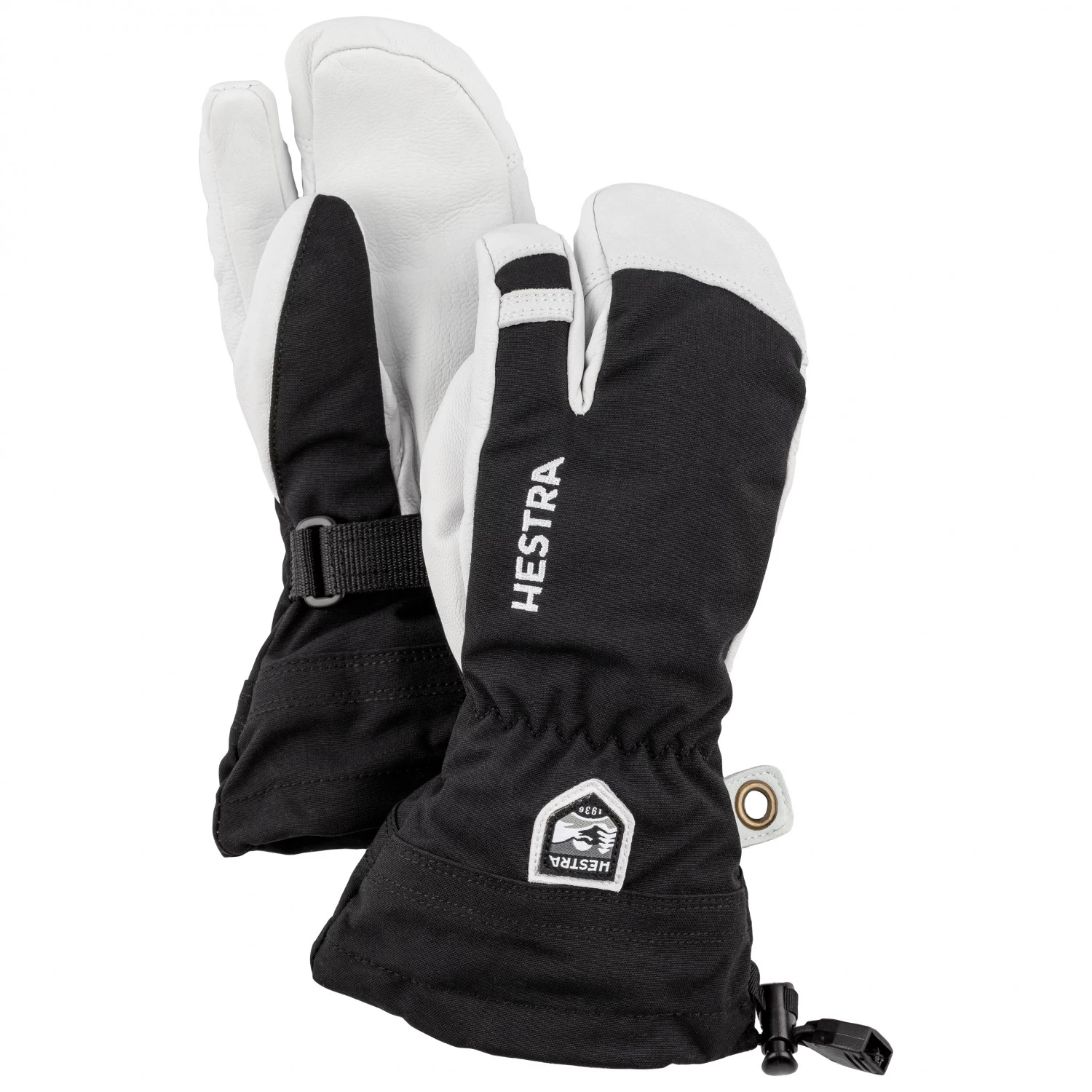 Hestra - Kid's Army Leather Heli Ski 3 Finger - Gloves 5 Hestra - Kid's Army Leather Heli Ski 3 Finger - Gloves - Image 3