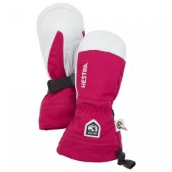 Hestra - Kid's Army Leather Heli Ski Mitt - Gloves -Hestra Store hestra kids army leather heli ski mitt gloves 3
